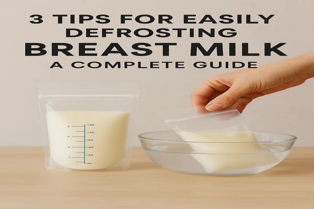 3 Tips for Easily Defrosting Breast Milk