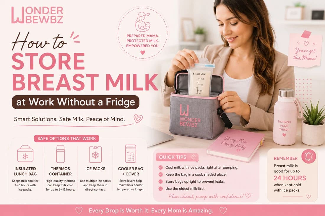 How to Store Breast Milk at Work Without a Fridge