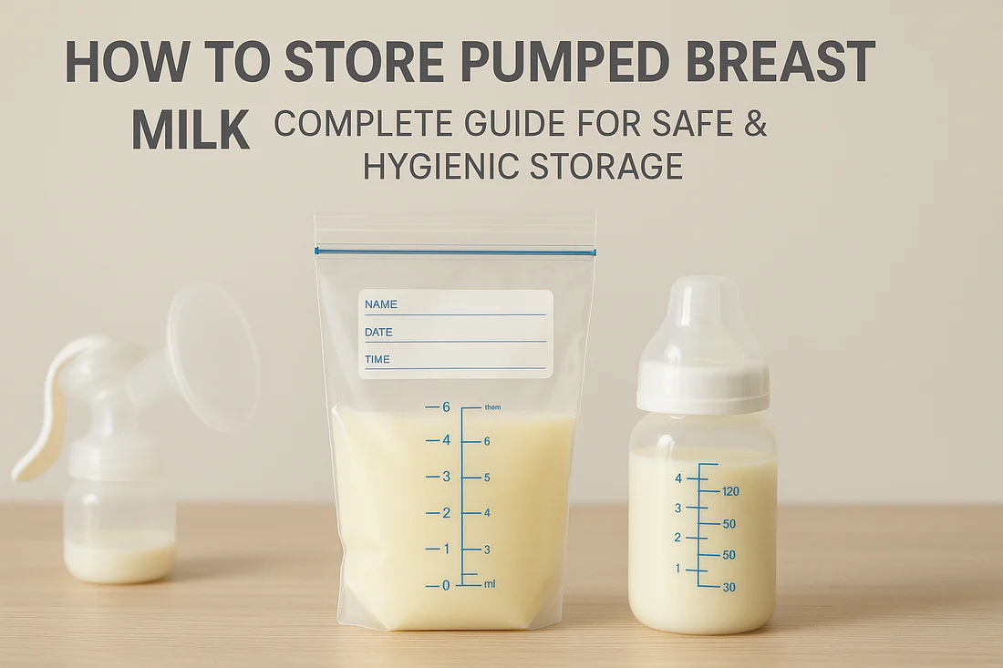 How to Store Pumped Breast Milk