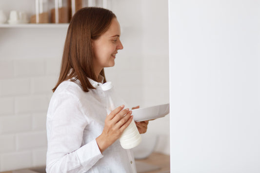 breastmilk in fridge
